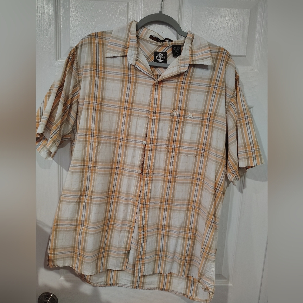 Timberland Men's Plaid Short Sleeve Shirt